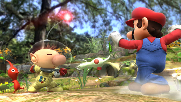 Olimar en de Pikmin zijn toegevoegd aan het Smash Bros. rooster