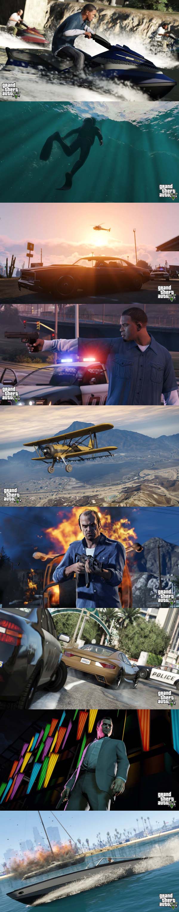 Rockstar Games toont nieuwe screenshots van GTA V