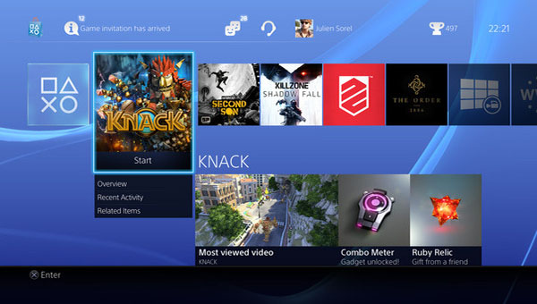 Nieuwe screenshots van de PlayStation 4-interface onthuld door Sony