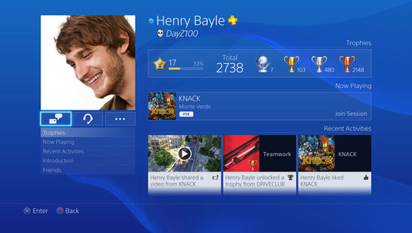 Nieuwe screenshots van de PlayStation 4-interface onthuld door Sony